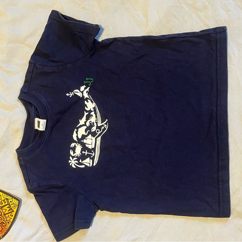 Janie and Jack Navy Blue Graphic Tee